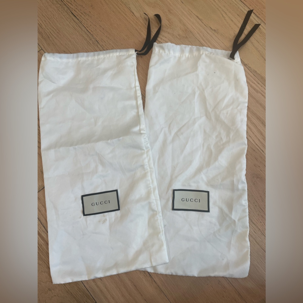 Gucci dust bags set of 2